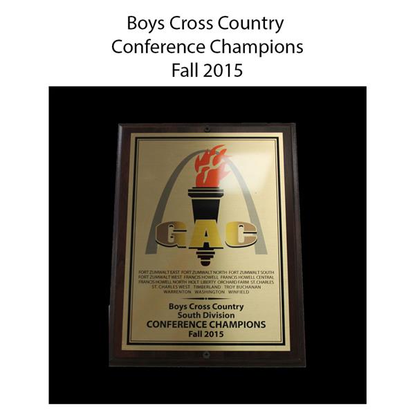 2015 Boys Cross Country Conference Champions Fall 